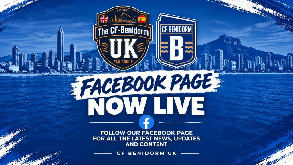 CF Benidorm is back on&nbsp;Facebook